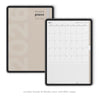 Neutral Portrait Digital Planner 2026