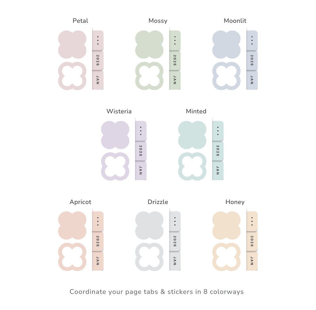 Pastel Portrait Digital Planner 2026