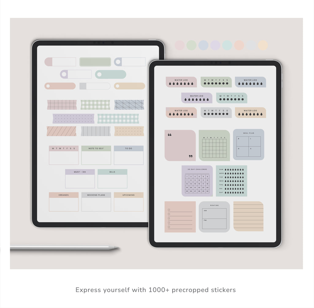 Pastel Landscape Digital Planner 2026