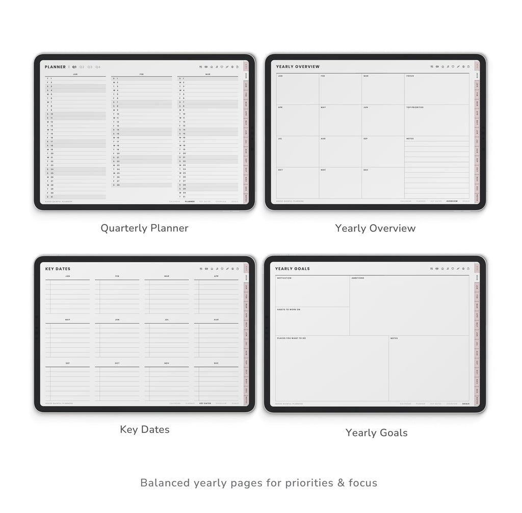 Pastel Landscape Digital Planner 2026