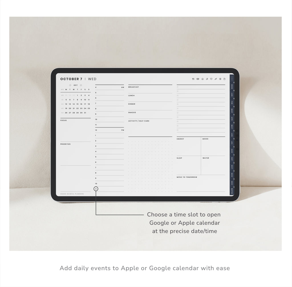 Neutral Landscape Digital Planner 2026