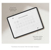 Note paper template with customizable sections on a light surface