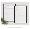 Two planner pages with timeboxing and classic daily page options on a light surface.